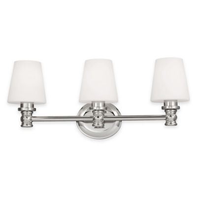 Buy Feiss Xavierre 3-Light Wall Sconce in Polished Nickel from Bed Bath & Beyond